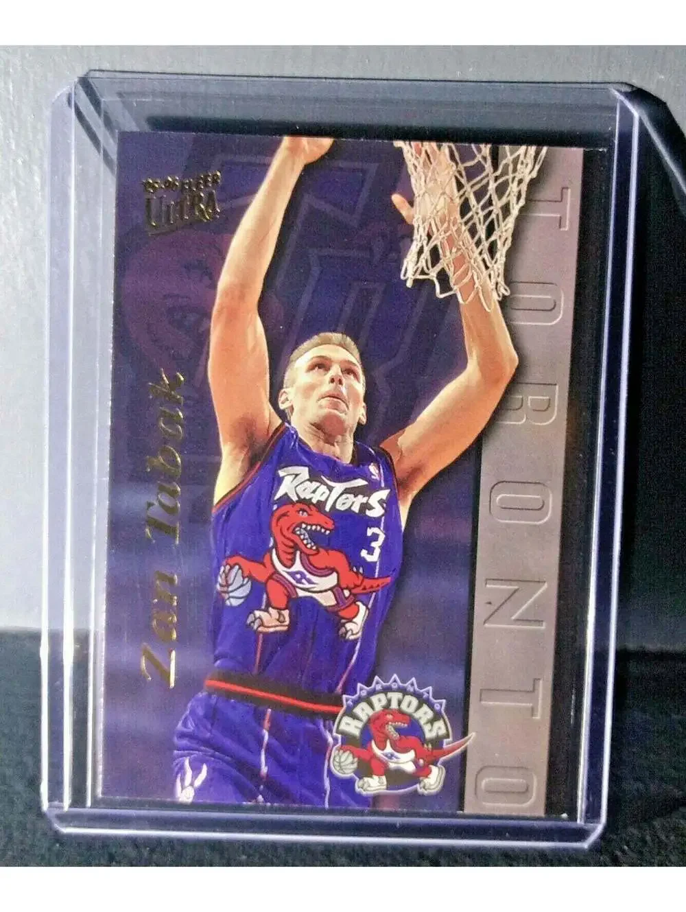 1995-96 Zan Tabak Fleer Ultra #254 Raptors Expansion Team Basketball Card
